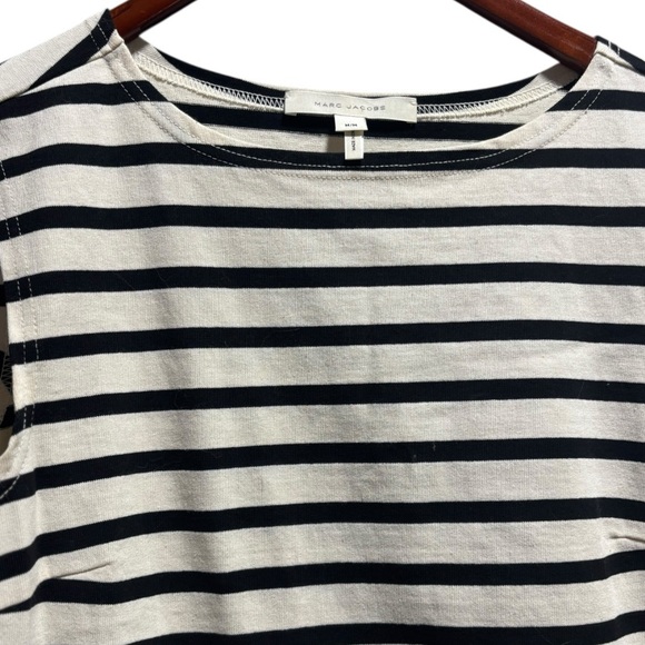 Marc Jacobs Sleeveless Striped Peplum Dress M - Picture 4 of 8